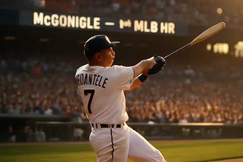 McGonigle สร้างประวัติศาสตร์: โฮมรันแรก MLB เขย่าวงการเบสบอล!
