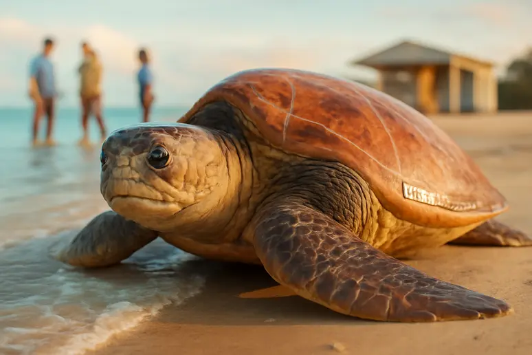 เปิดตัว Meatloaf: เต่าทะเลผู้รอดชีวิตที่ใครๆ ก็หลงรัก